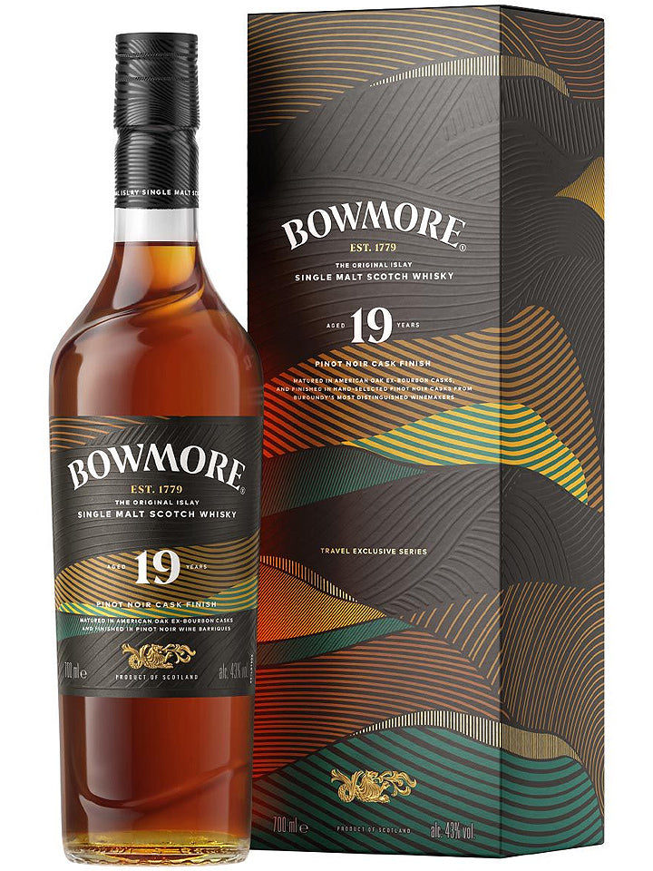 ①ボウモア 19年 ピノノワール カスクフィニッシュ43%700ml 19 Year Old Pinot Noir Cask Finish Scotch | Bowmore