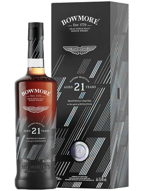 Bowmore 21 Year Old Masters' Selection Aston Martin Edition #4 Cask Strength Single Malt Scotch Whisky 700mL