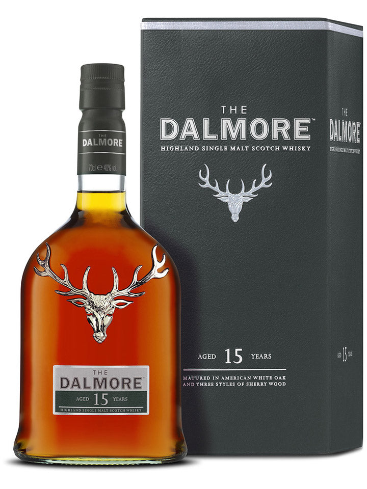 The Dalmore 15 Year Old Single Malt Scotch Whisky 700mL