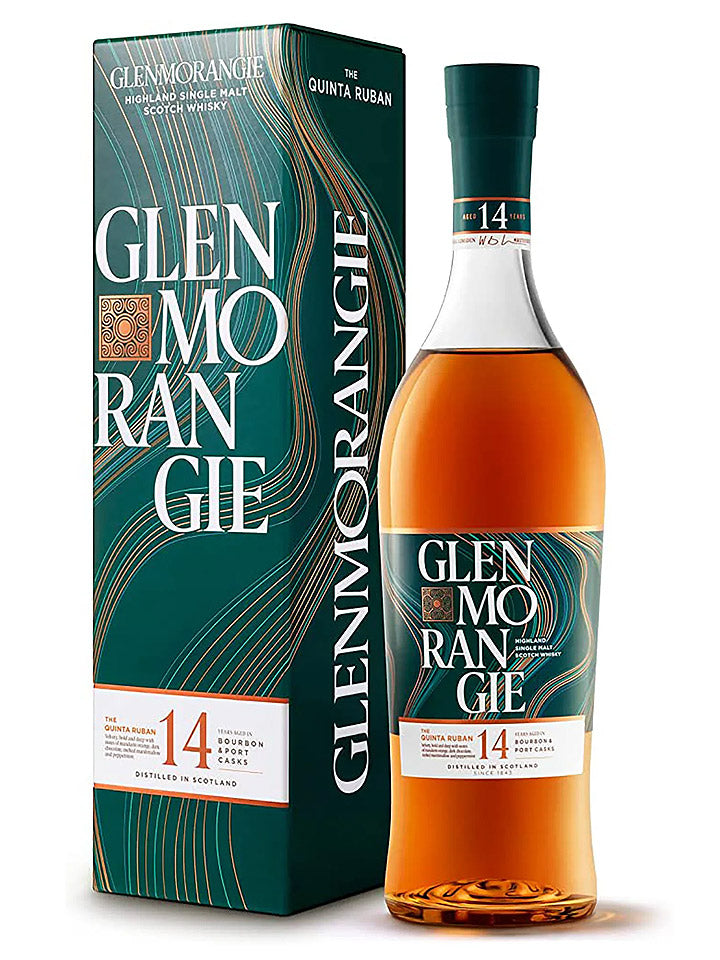 Glenmorangie 14 Year Old The Quinta Ruban Port Cask Single Malt Scotch Whisky 700mL