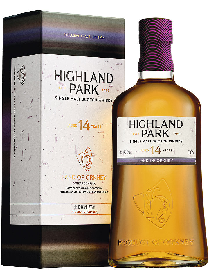 Highland Park 14 Year Old Land of Orkney Single Malt Scotch Whisky