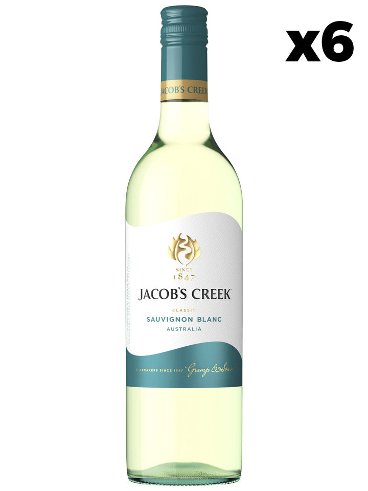 Jacob's Creek Classic Sauvignon Blanc White Wine Case 6 x 750mL