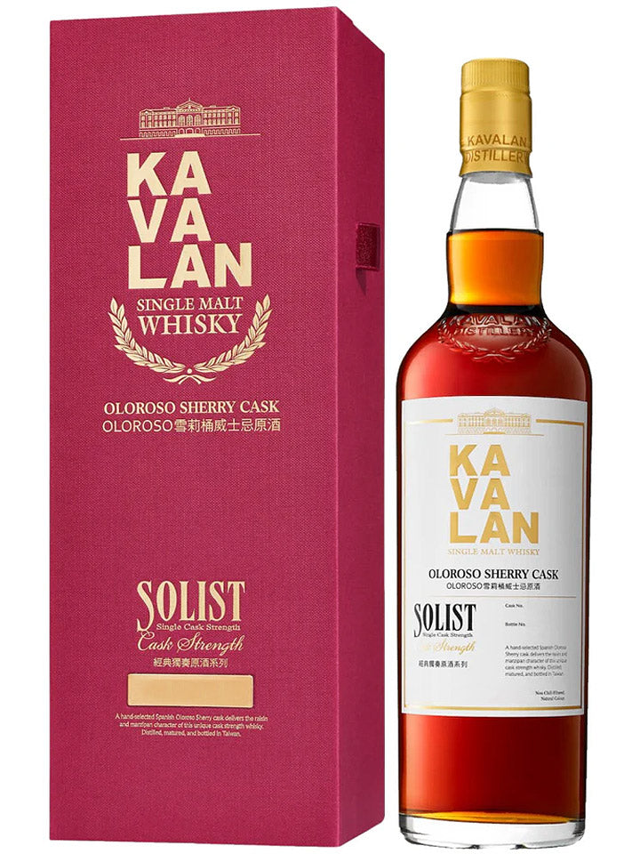 送料込 KAVALAN SOLIST Oloroso Sherry Cask Kavalan Solist Oloroso Sherry Cask Strength Single Malt Taiwanese