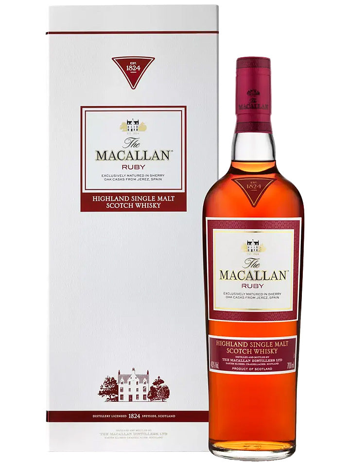 The Macallan Ruby Highland Single Malt Scotch Whisky 700mL – The