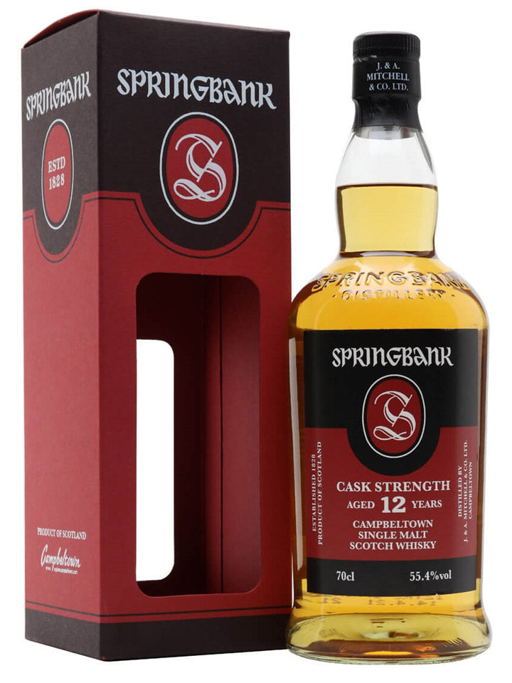 Springbank 12 Year Old Cask Strength 2021 Release Single Malt