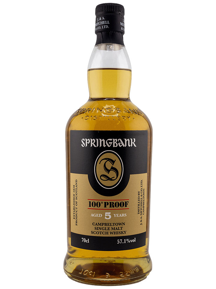 Springbank 5 Year Old 100 Proof 2025 Release Campbeltown Single Springbank 5 Year Old 100 Proof 2025 Release Campbeltown Single