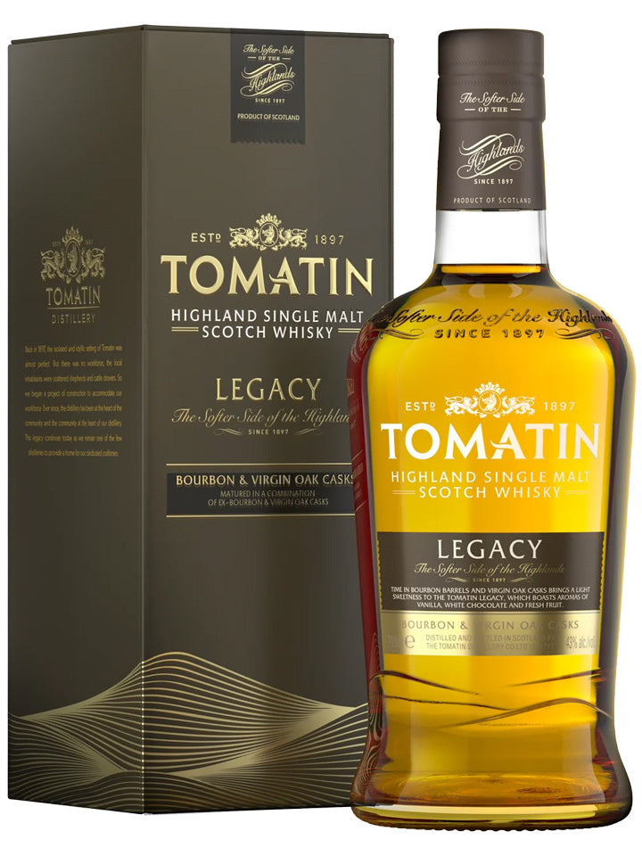 Tomatin Legacy Highland Single Malt Scotch Whisky 700mL – The