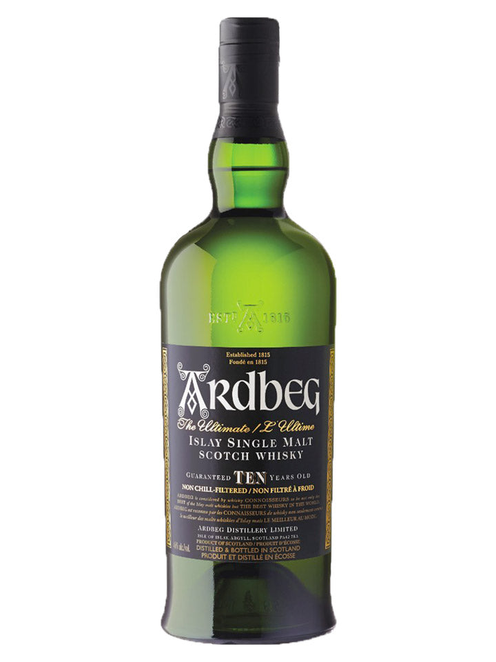 Ardbeg 10 Year Old Islay Single Malt Scotch Whisky 1L – The Drink Society