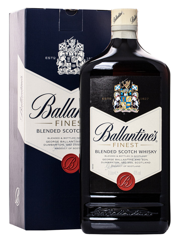 Ballantines Finest With Gift Box Blended Scotch Whisky 3L – The Drink  Society