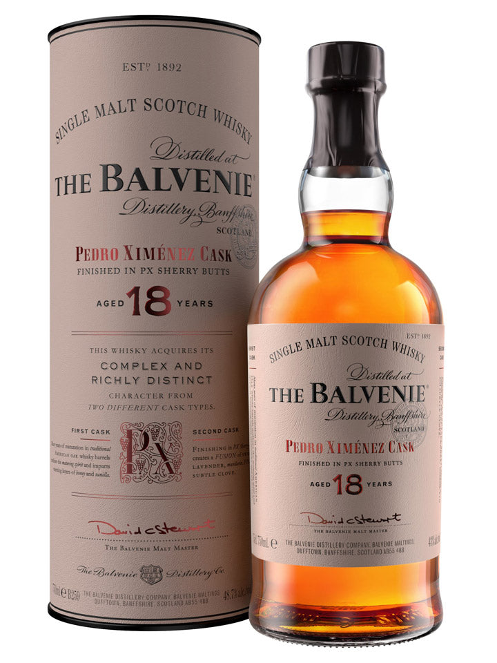 Balvenie 18 Year Old Pedro Ximenez Sherry Cask Single Malt