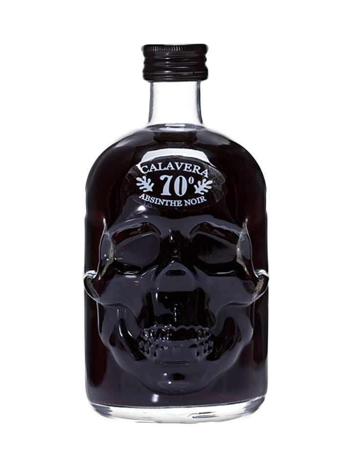 Black Skull Absinthe Bottle