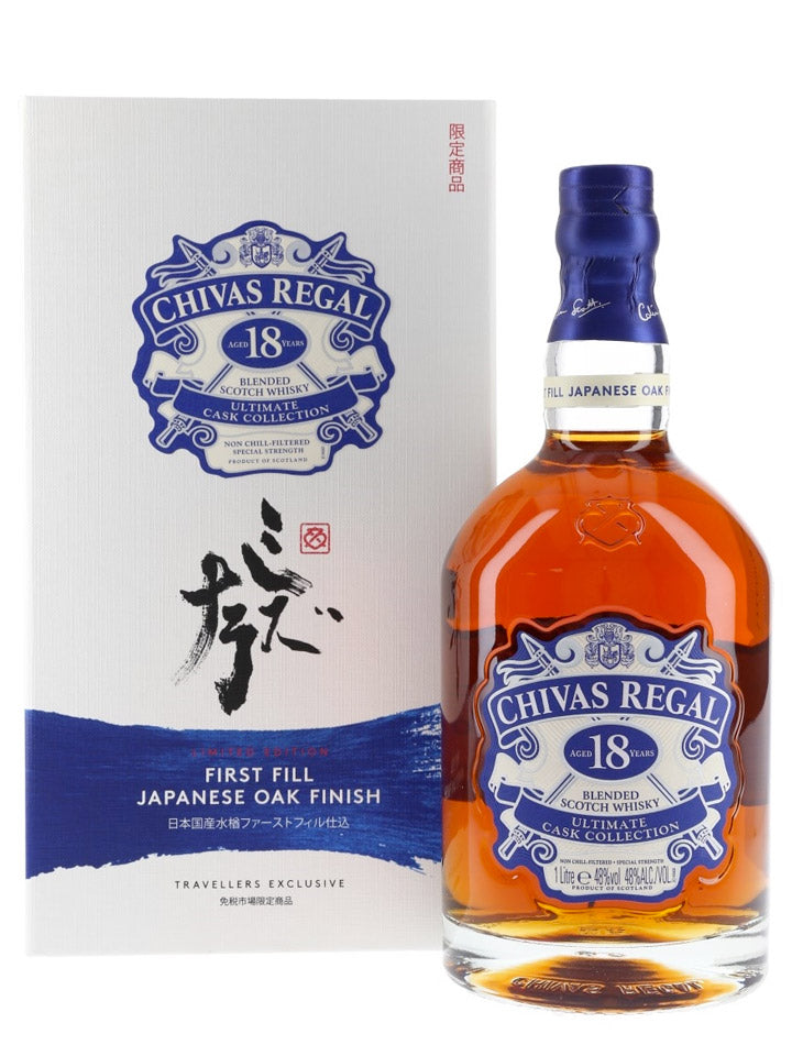 CHIVAS REGAL 18年 ジャパニーズオークフィニッシュ 限定品 Chivas Regal 18 Ultimate Cask Collection Japanese Oak Finish
