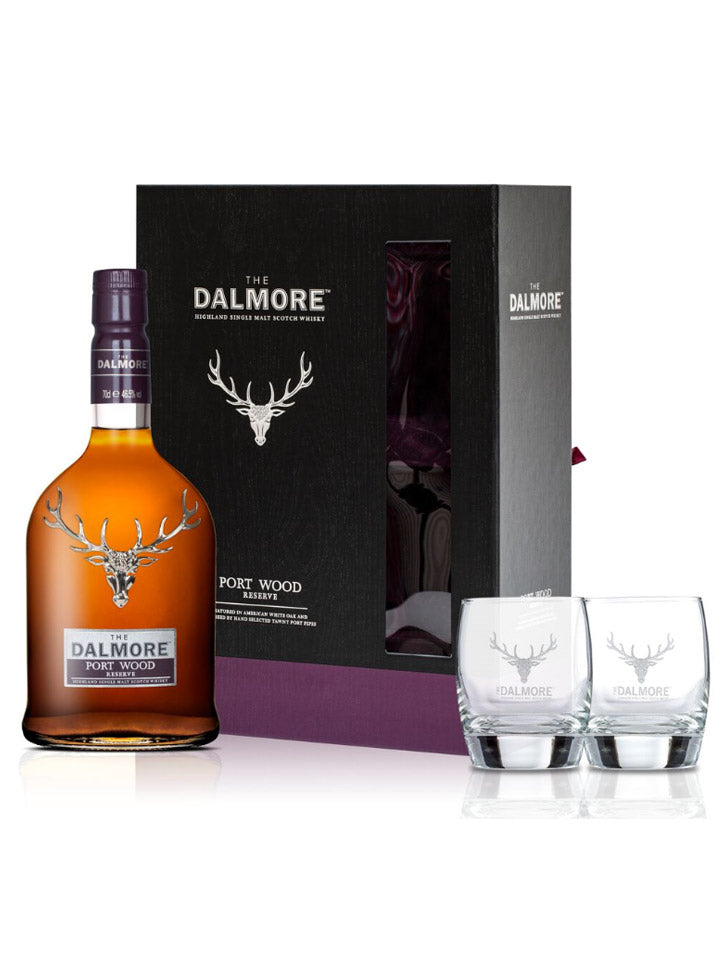 The Dalmore Port Wood Reserve + 2 Glasses Pack Single Malt Scotch