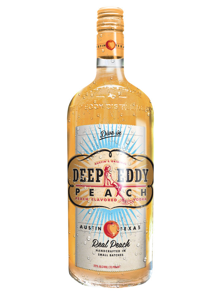 Deep Eddy Peach Flavoured Texas Vodka 1L The Drink Society