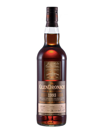 GlenDronach 26 Year Old 1993 Cask #392 Single Malt Scotch Whisky 700mL