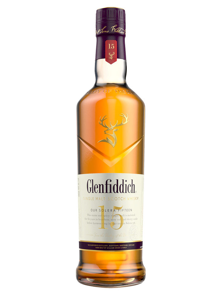 Glenfiddich 15 Year Old Single Malt Scotch Whisky 1L – The