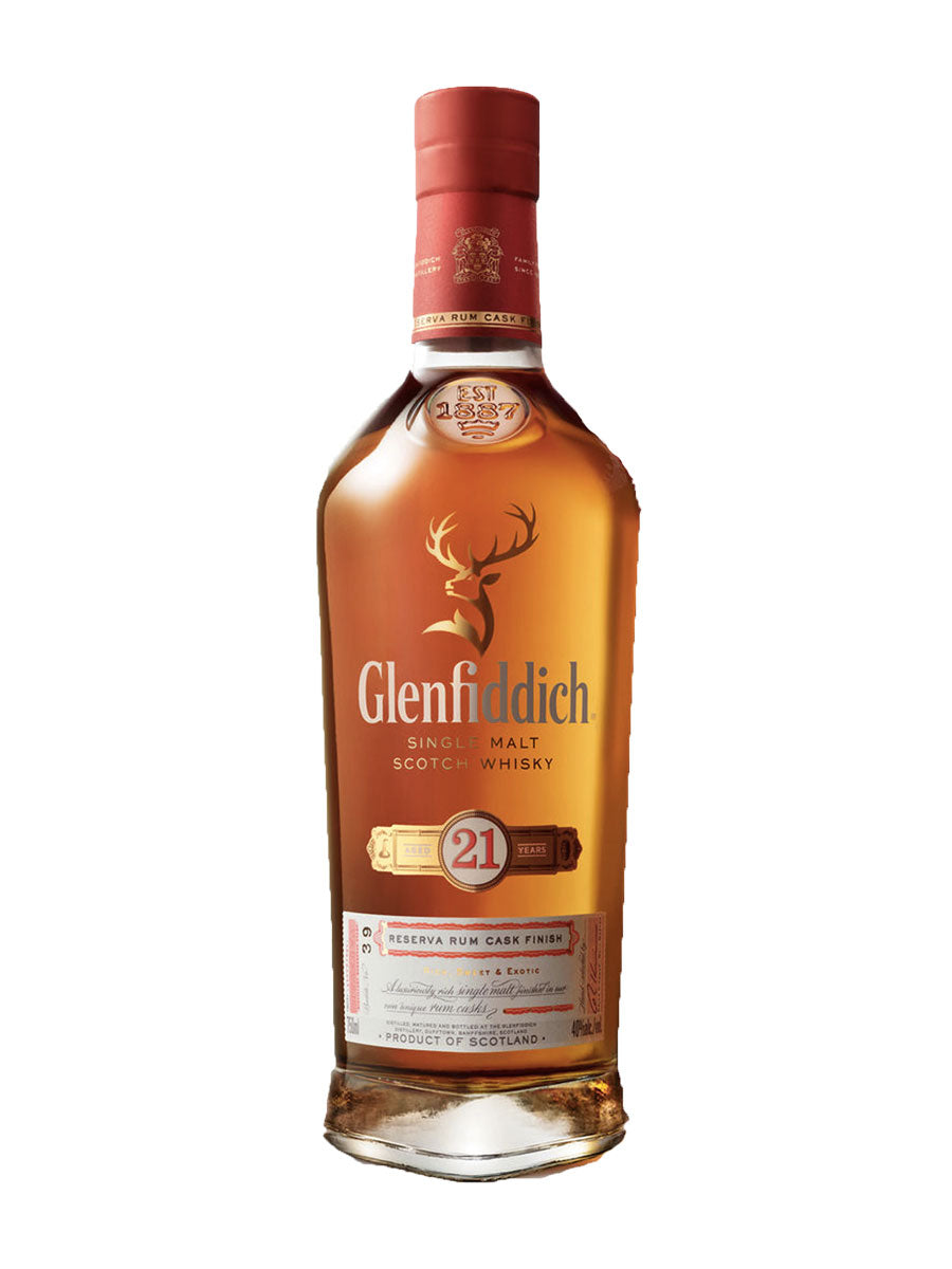 Glenfiddich 21 Year Old Reserva Rum Cask Finish Single Malt Scotch