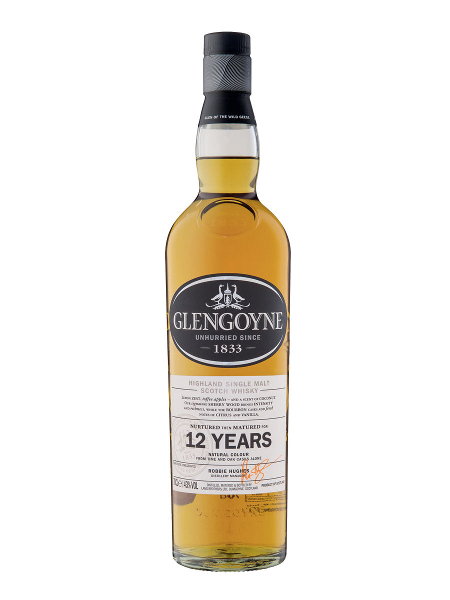 Glengoyne 12 Year Old Single Malt Scotch Whisky 700mL – The