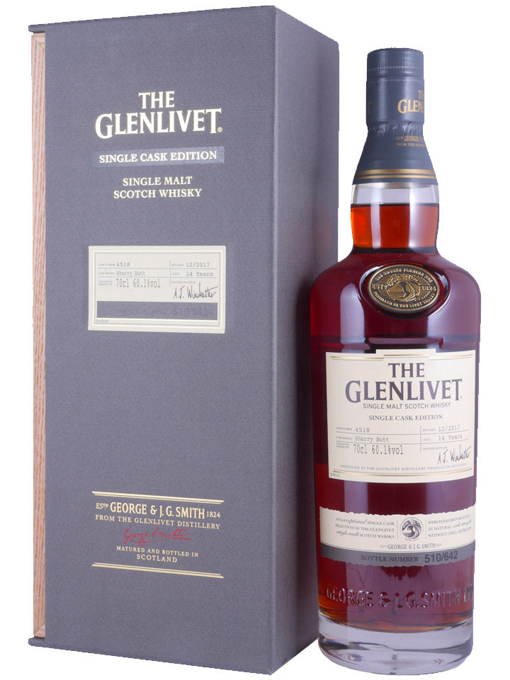 Glenlivet 14 Year Old Sherry Butt 2017 Single Cask Single Malt