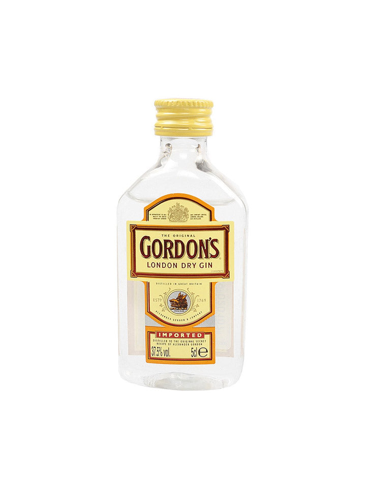 Gordon\'s London Gin – Dry 37.5% 50mL Society Miniature Drink The