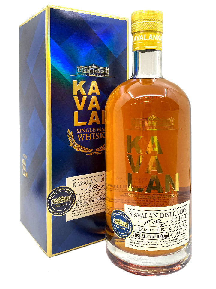 Kavalan Distillery Select Single Malt Taiwanese Whisky 1L – The