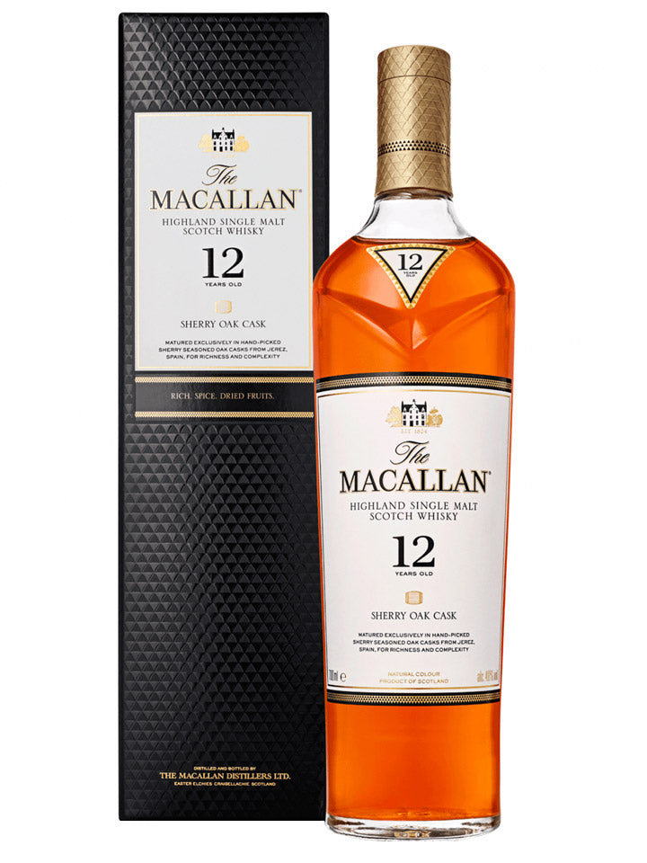 The Macallan 12 Year Old Sherry Oak Single Malt Scotch Whisky 700mL