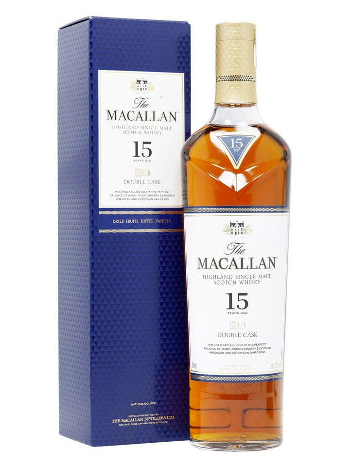 The Macallan 15 Year Old Double Cask Single Malt Scotch Whisky 700mL