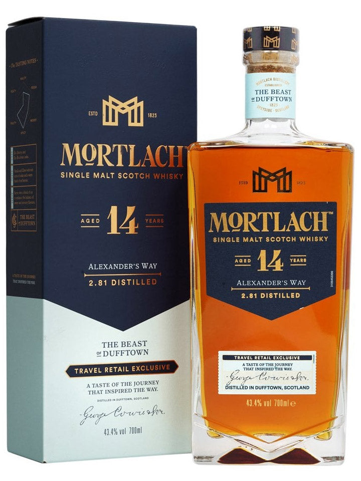 Mortlach 14 Year Old 'Alexander's Way' Single Malt Scotch Whisky 700mL