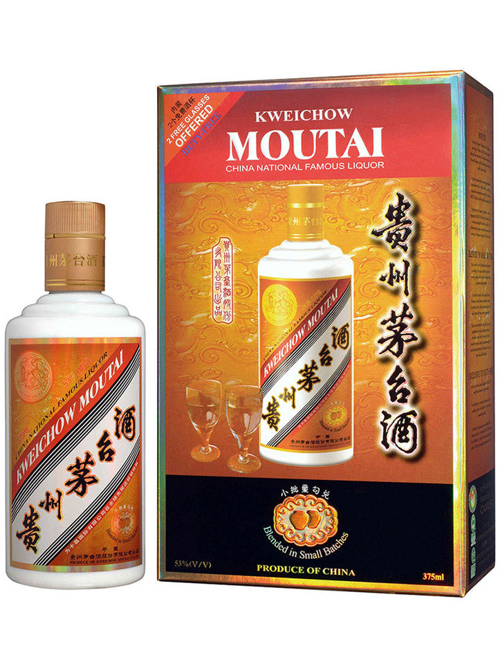 Kweichow Moutai Flying Fairy Camus Edition + 2 Glasses Baijiu 375mL – The  Drink Society