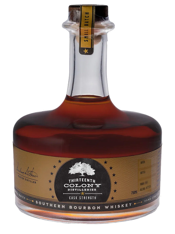 13th Colony Cask Strength 2024 Release Southern Bourbon Whiskey 750mL