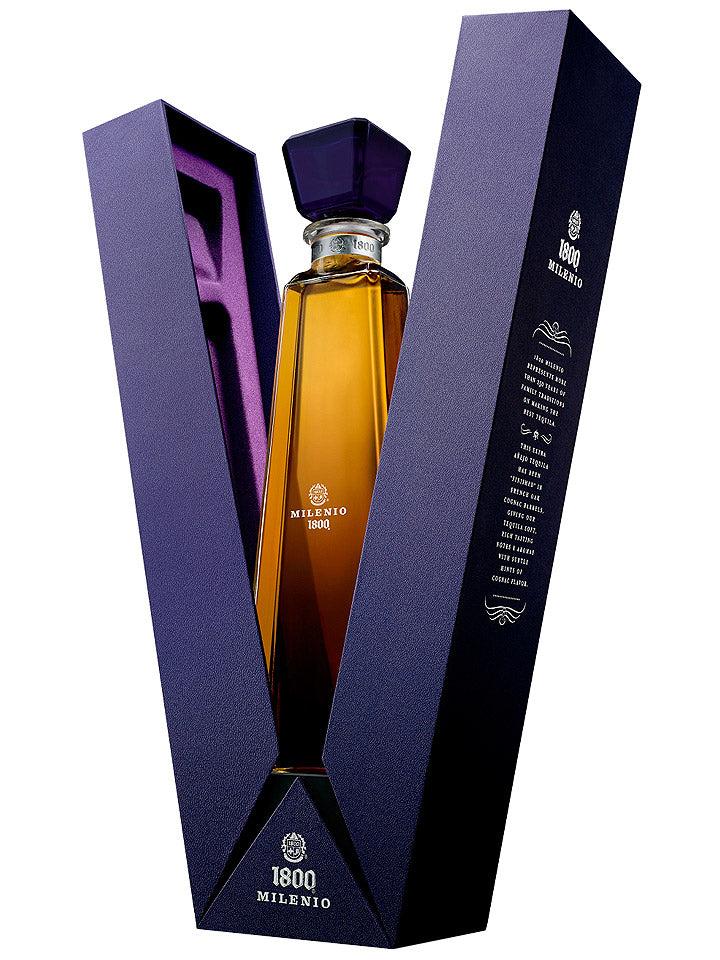 1800 Milenio Extra Anejo Tequila 750mL – The Drink Society