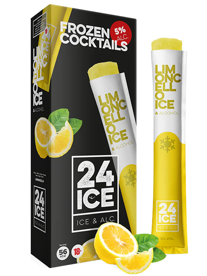 24 Ice Frozen Cocktails Limoncello Pack 5 x 65mL