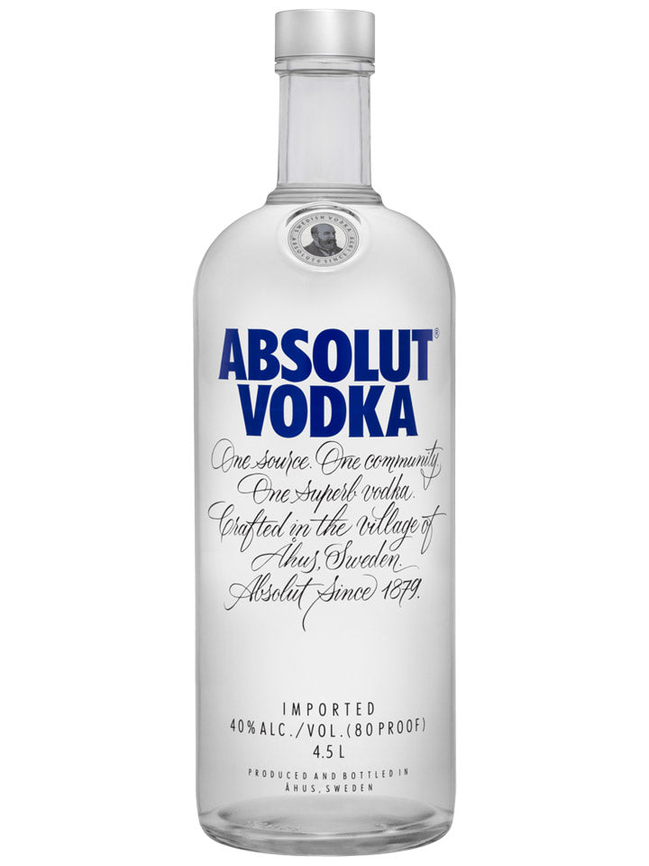 Absolut Swedish Vodka Big Bottle 4.5L
