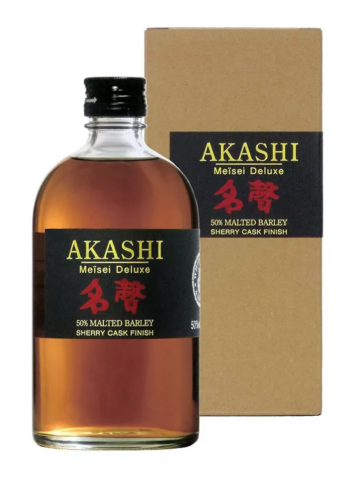 Akashi Meisei Deluxe Sherry Cask Finish Blended Japanese Whisky 500mL