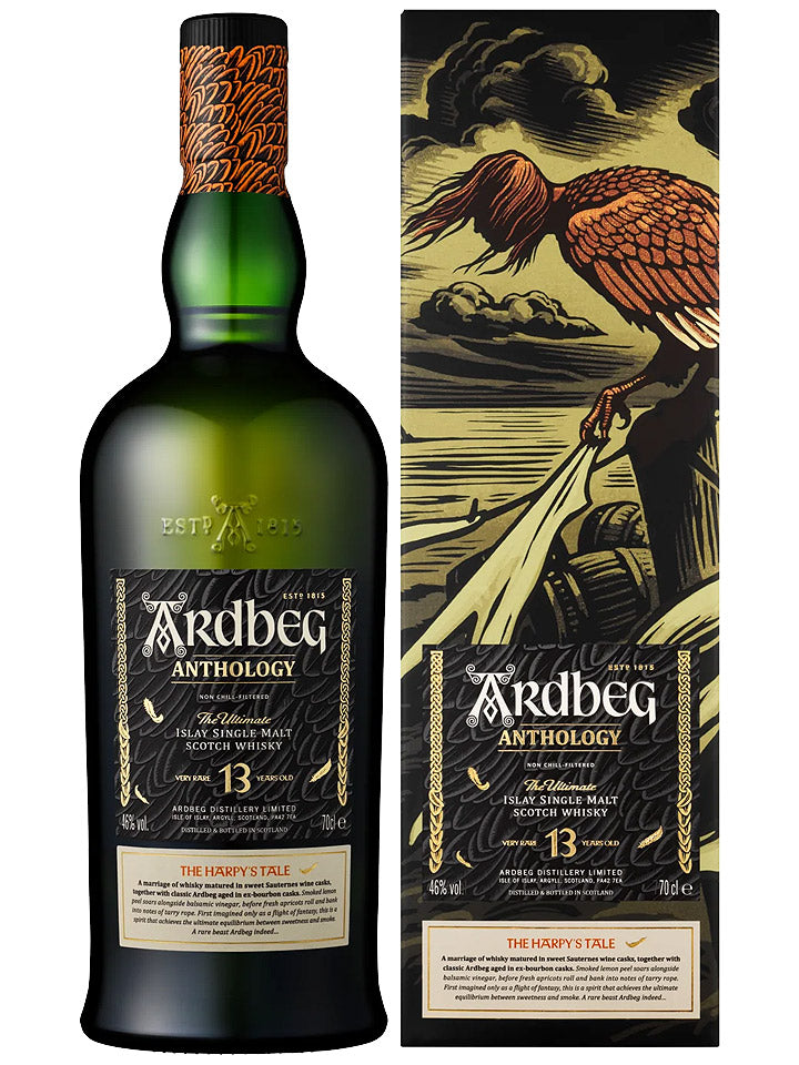 Ardbeg 13 Year Old 'The Harpy's Tale' Anthology Limited Edition Single Malt Scotch Whisky 700mL