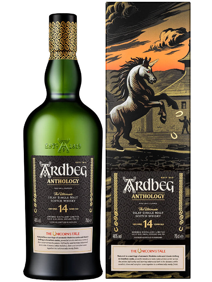 Ardbeg 14 Year Old 'The Unicorn's Tale' Anthology Limited Edition Single Malt Scotch Whisky 700mL