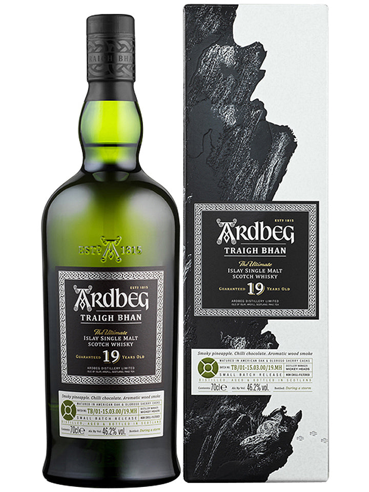 Ardbeg 19 Year Old Traigh Bhan Batch #1 Limited Edition Single Malt Scotch Whisky 700mL