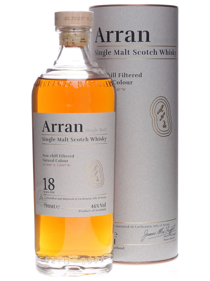 Arran 18 Year Old Single Malt Scotch Whisky 700mL