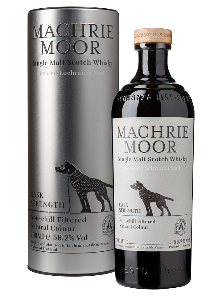 Arran Machrie Moor Cask Strength Single Malt Peated Scotch Whisky 700mL