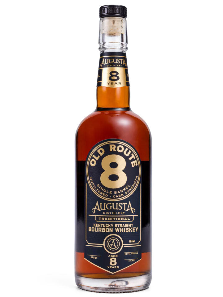 Augusta Distillery Old Route 8 Year Old Single Barrel "Vintage Cherry Cola" 54.1% Cask Strength Kentucky Straight Bourbon Whiskey 750mL