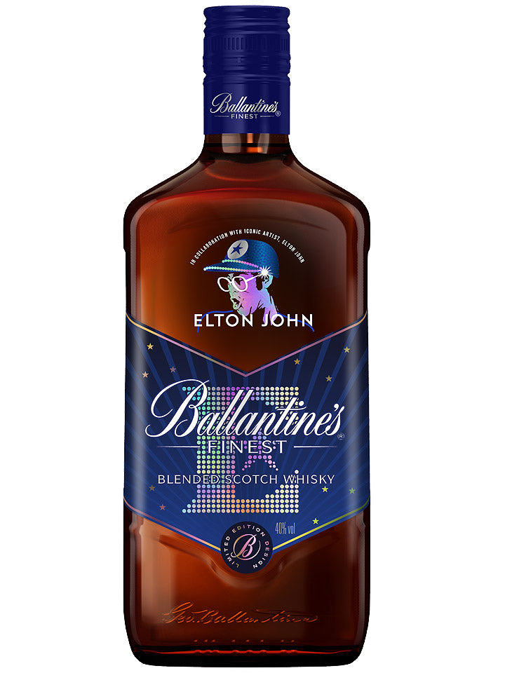 Ballantine's Finest Elton John True Music Icon Limited Edition Design Blended Scotch Whisky 1L