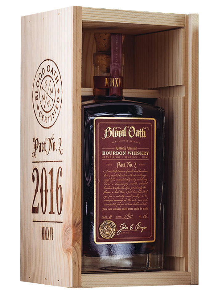 Blood Oath Pact No.2 Limited Edition Kentucky Straight Bourbon Whiskey 750mL