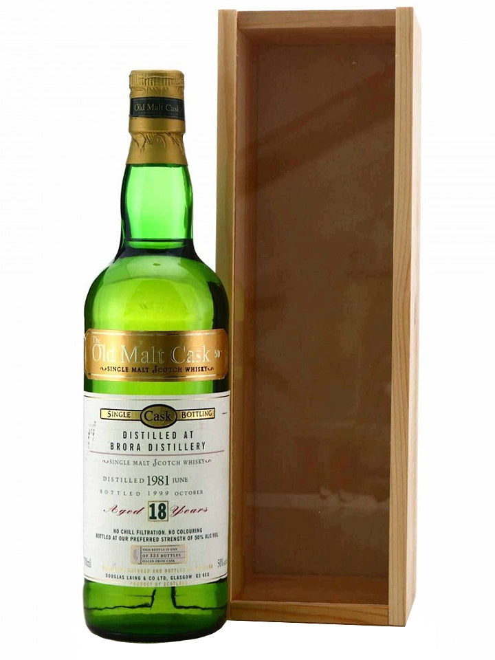 Brora 18 Year Old 1981 Old Malt Cask Series Single Malt Scotch Whisky 700mL