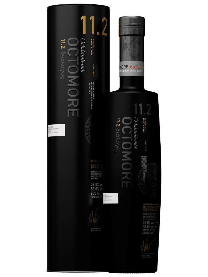 Bruichladdich Octomore 11.2 Islay Single Malt Scotch Whisky 700mL