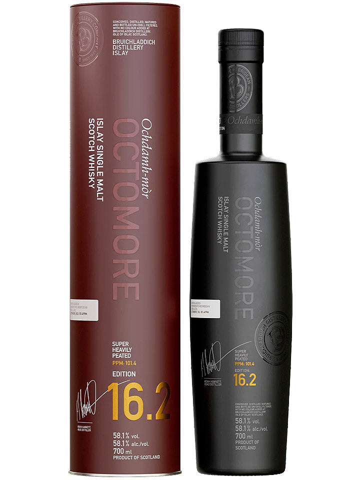 Bruichladdich Octomore 16.2 Islay Single Malt Scotch Whisky 700mL