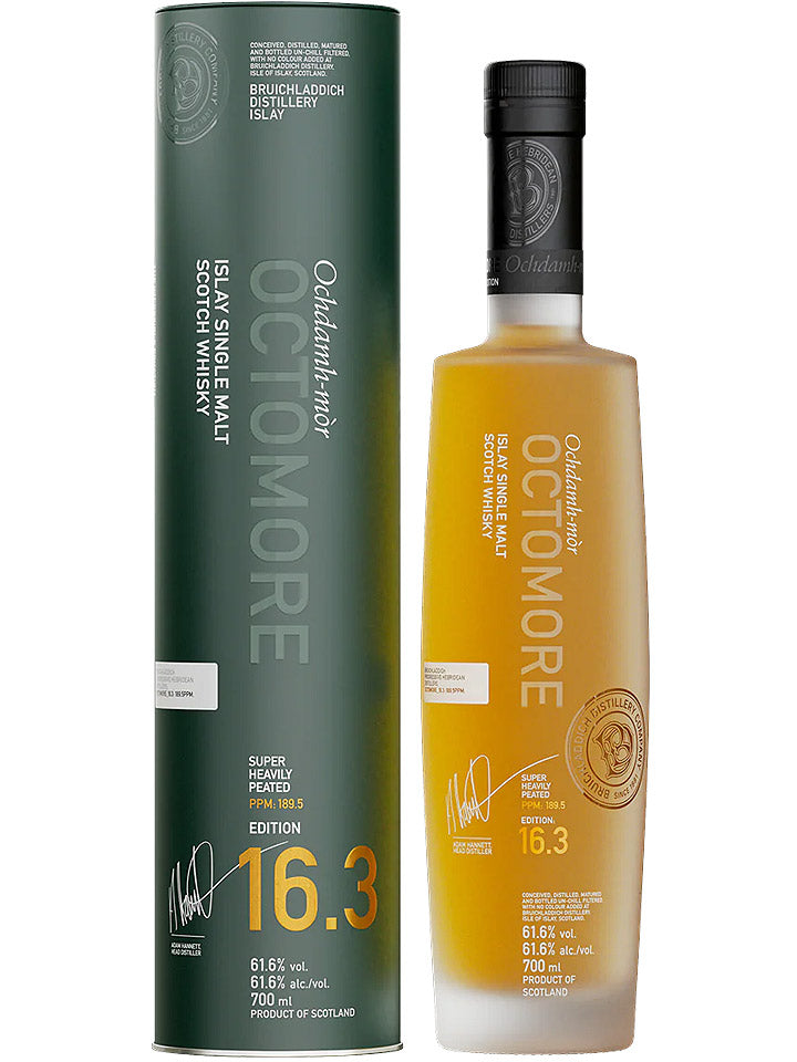 Bruichladdich Octomore 16.3 Islay Single Malt Scotch Whisky 700mL