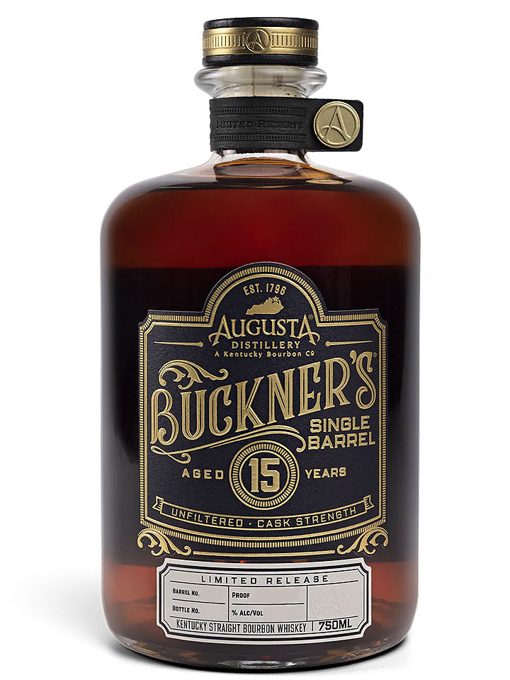 Augusta Distillery Buckner's 15 Year Old (BuffTurkey) Single Barrel 57.9% Cask Strength Kentucky Straight Bourbon Whiskey 750mL