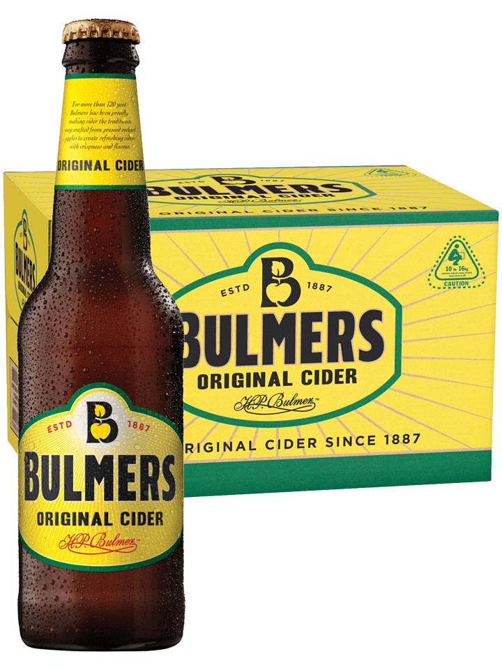 Bulmers Original Cider Case 6 x 4 Pack 330mL Bottles – The Drink Society