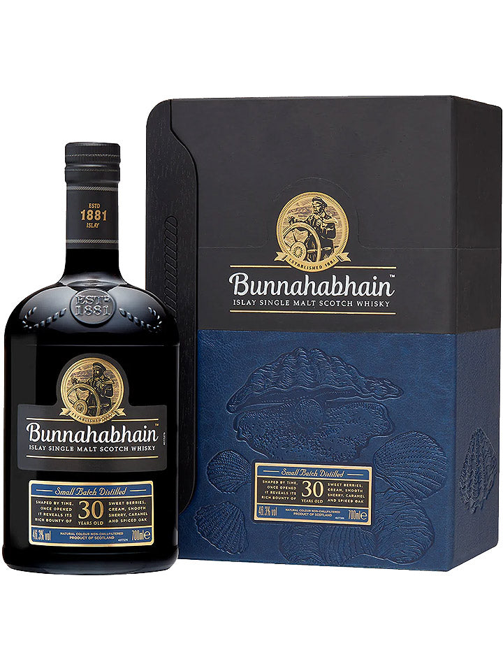 Bunnahabhain 30 Year Old Islay Single Malt Scotch Whisky 700mL