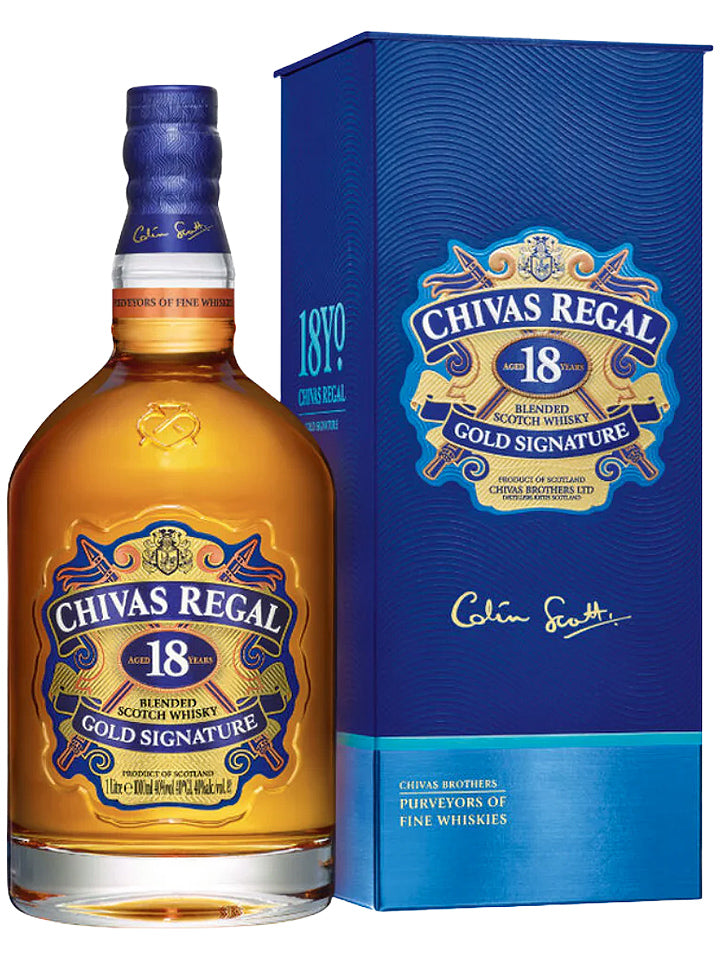 Chivas Regal 18 Year Old Gold Signature Blended Scotch Whisky 1L